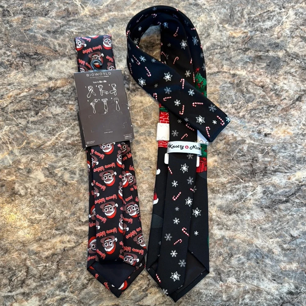 Boys JoyPixels and Knotty & Nice Holiday Ties